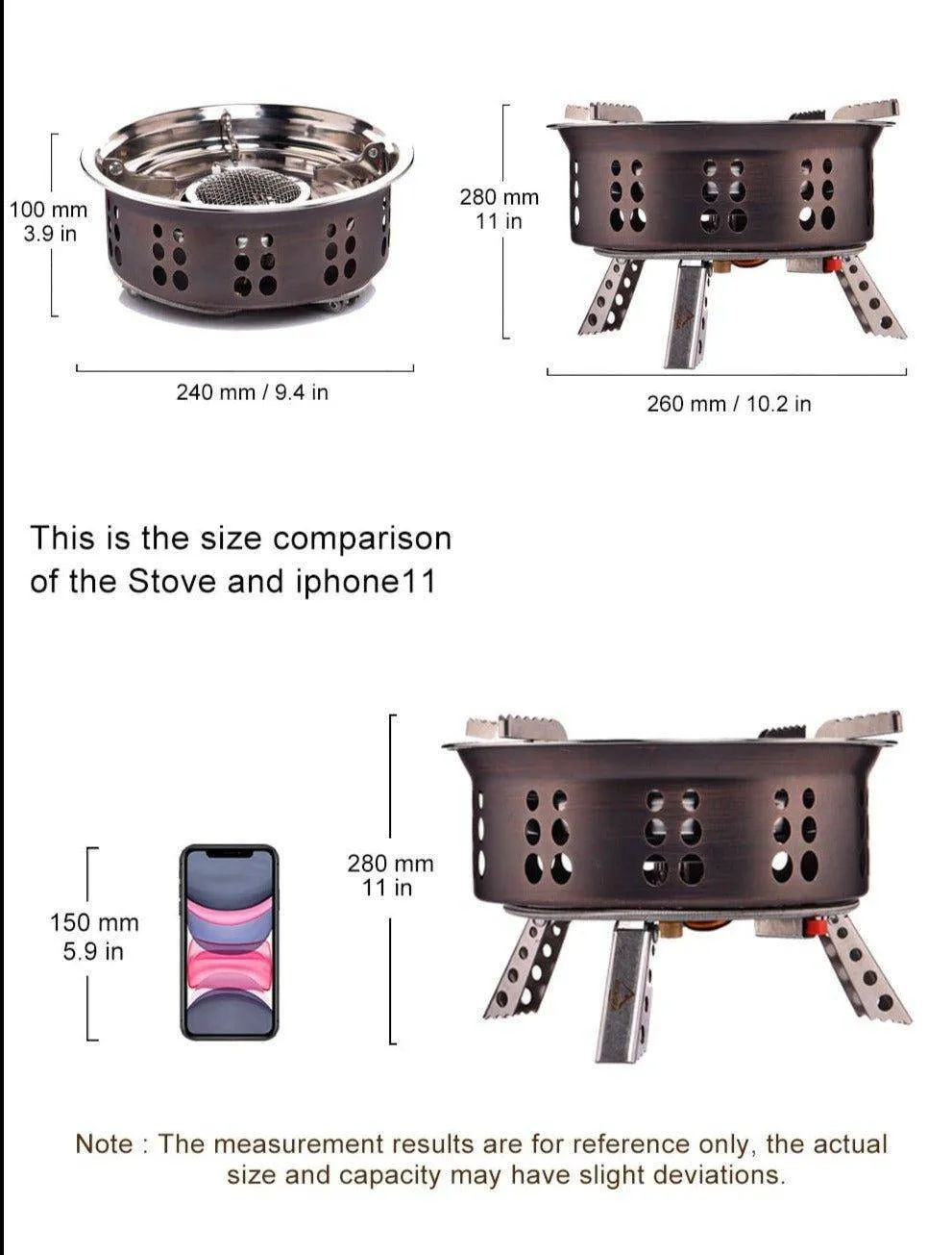 Camping 3500W Gas Stove Heater