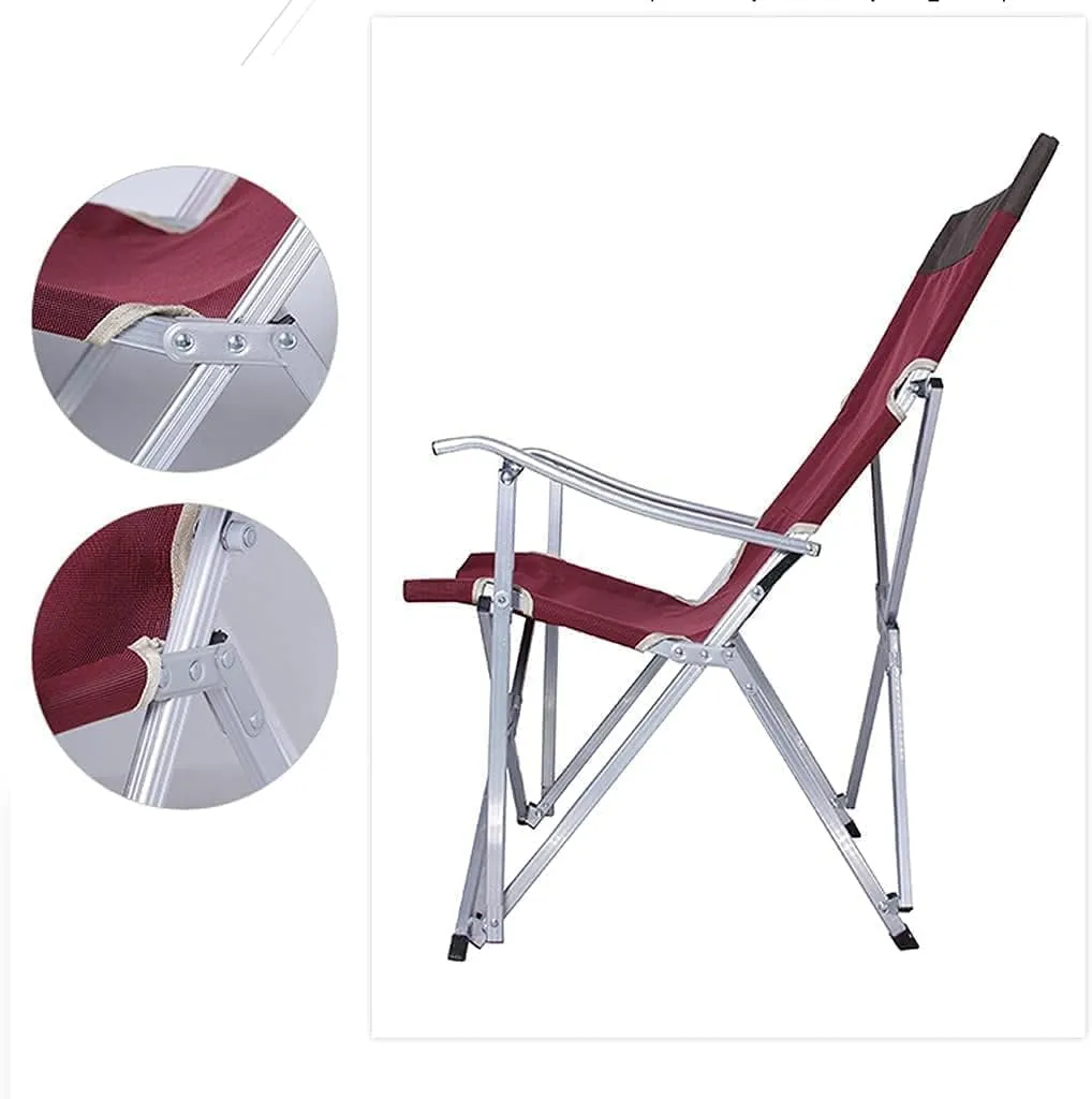 Camping Chair Camp Chair Outdoor Chair Portable s for Relax Camping Fishing Backrest Stool Aluminum Alloy Leisure Beach Chair s Outdoor Fishing Chair