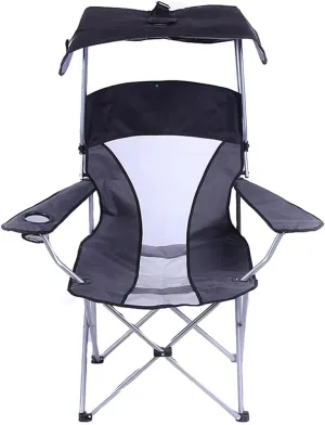 Camping Chair Camp Chair Portable Wild Fishing Chair Mesh Folding Mesh Canopy Shade Chair Sunshade Seat with Armrest for Sunbathing On The Beach s Outdoor Fishing Chair