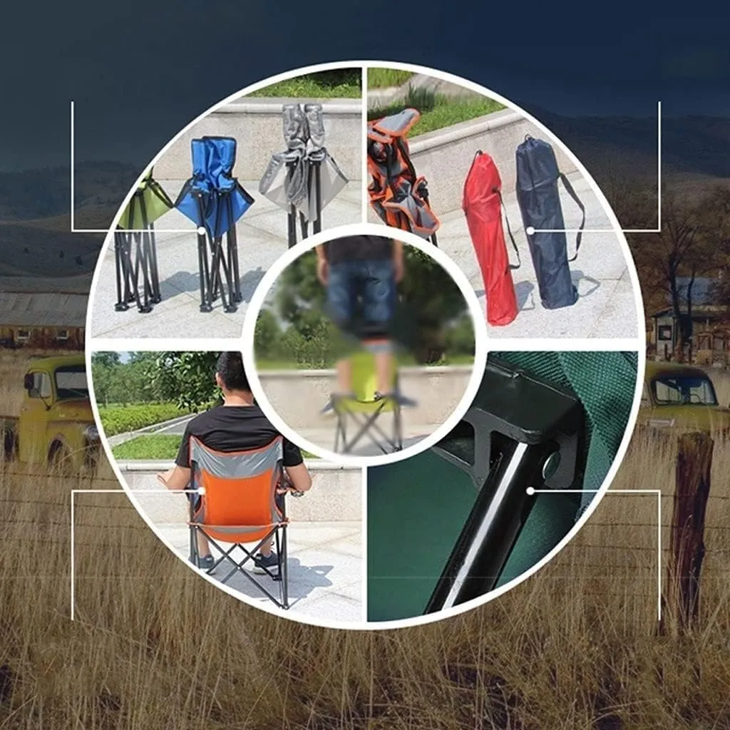 Camping Chair Fishing Chair Folding Chairs Camping Folding Padded Deck Chair Backchair Beach Chair Fishing Chair Portable Lounge Chair Outdoor Armchair with Cup Holder Lawn Chairs Outside (Color : A