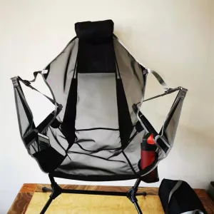 Camping Leisure Beach Aluminum Alloy Folding Rocking Chair