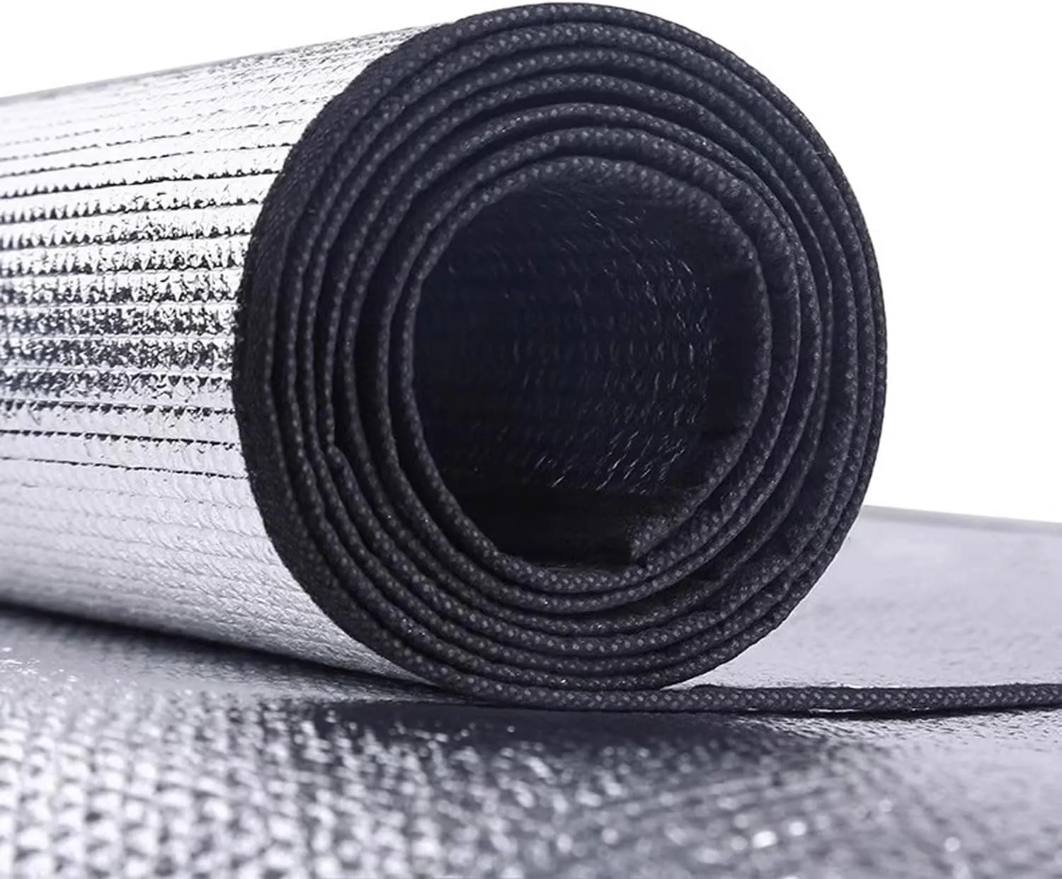 Camping Mat Foam Foil Blanket for Camping Foam Pad Insulating Foil Mat Sleeping Tent Pad Thermal Aluminum Camping mat for Reflecting Heat with Carrying Bag