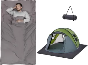 Camping Tent Carpet Mat & Sleeping Bag Liner