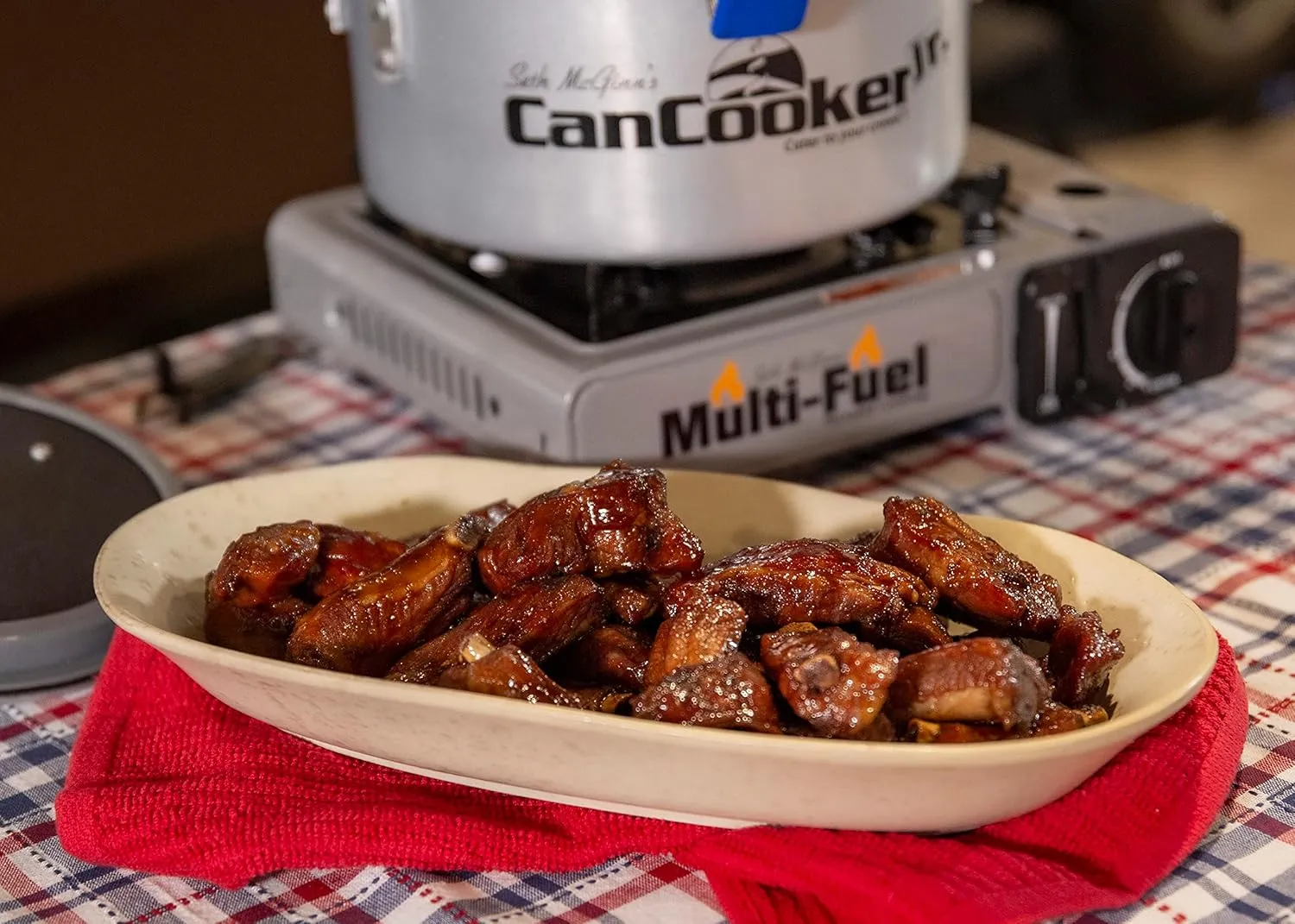 CanCooker Multi-Fuel Cooktop – Portable Outdoor Stove for Camping, Tailgating, Hunting & Fishing – Uses Butane & Propane, Electronic Ignition, Carry Case Included - 2 Pack