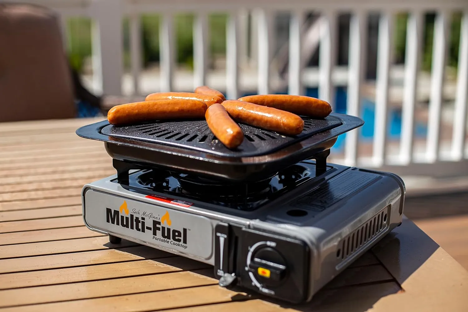 CanCooker Multi-Fuel Cooktop – Portable Outdoor Stove for Camping, Tailgating, Hunting & Fishing – Uses Butane & Propane, Electronic Ignition, Carry Case Included - 2 Pack