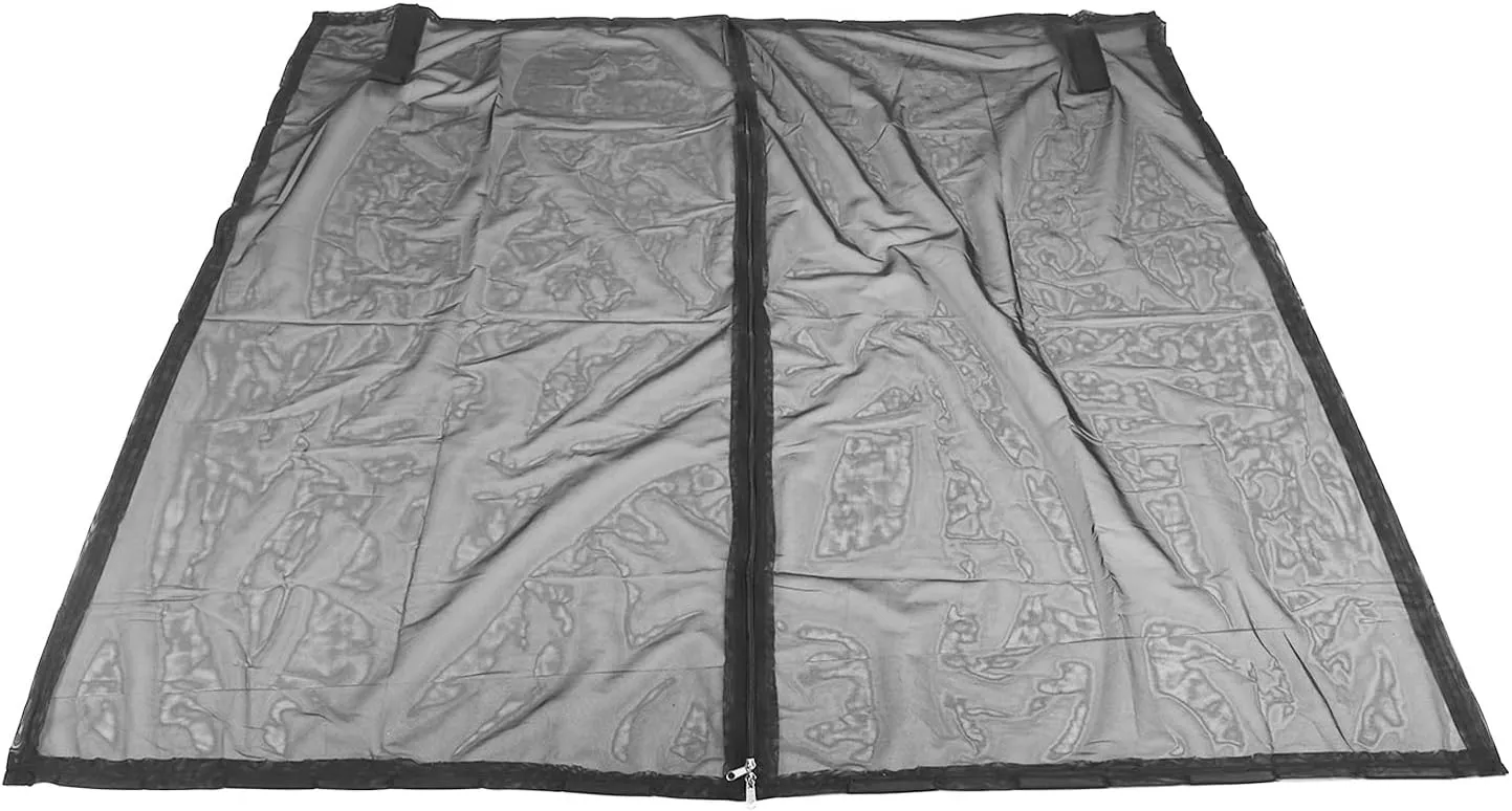 Car Camping Tent, Nylon Mesh Car Trunk Cover, Breathable Mesh Car Tent, Car Trunk Shade Net Car Camping Accessories Tailgate Tent with Zipper Design for Outdoor Campi
