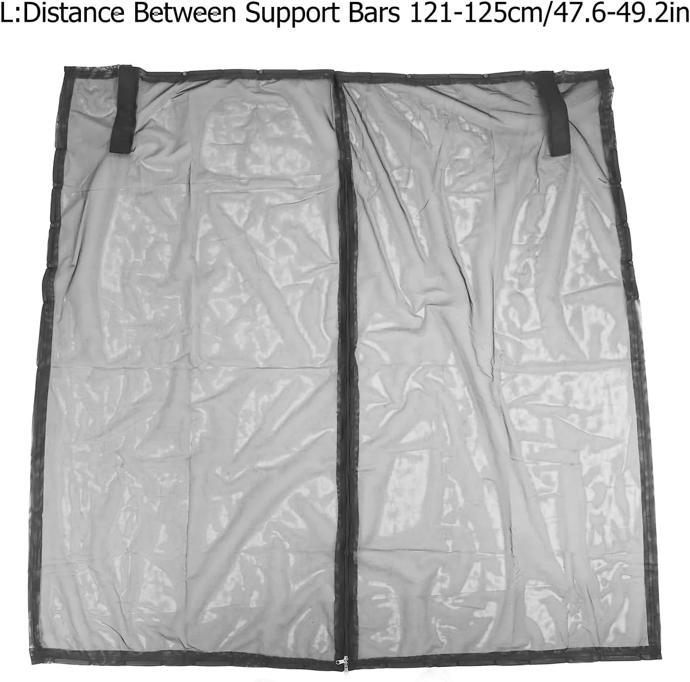Car Camping Tent, Nylon Mesh Car Trunk Cover, Breathable Mesh Car Tent, Car Trunk Shade Net Car Camping Accessories Tailgate Tent with Zipper Design for Outdoor Campi