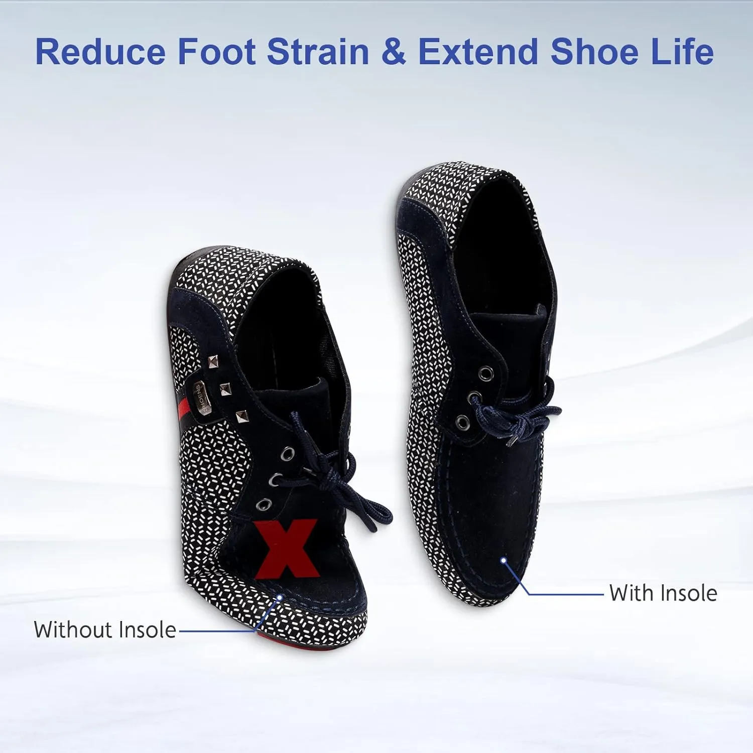 Carbon Fiber Insole 1 Pair, FAKILO Carbon Fiber Insoles Shoes Insert for Women Men, Rigid Support for Hallux Rigidus, Turf Toe, Foot Fractures, Mortons Toe - 223mm