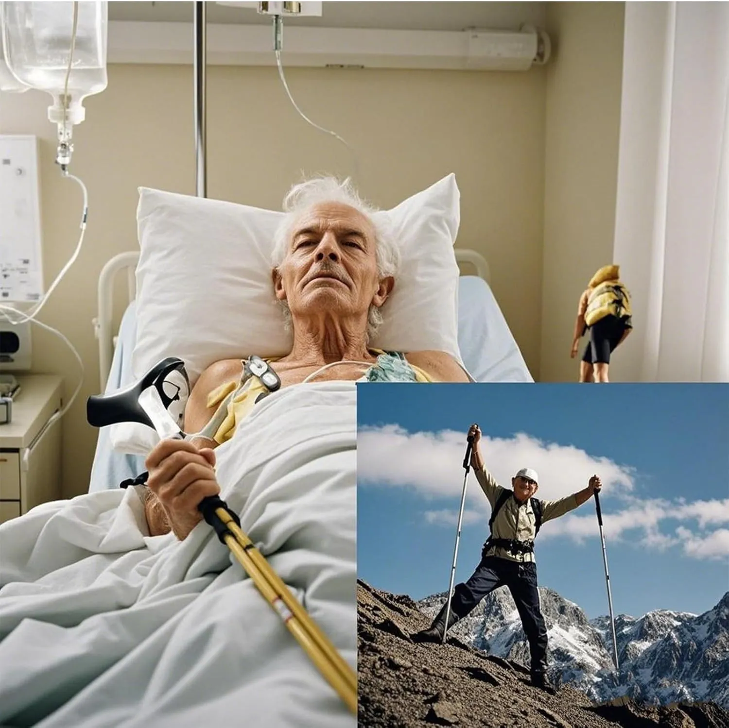 Carbon Fiber Telescopic Hiking Poles (Set of 2), Lightweight, Adjustable, Your Ideal Trail Companions!