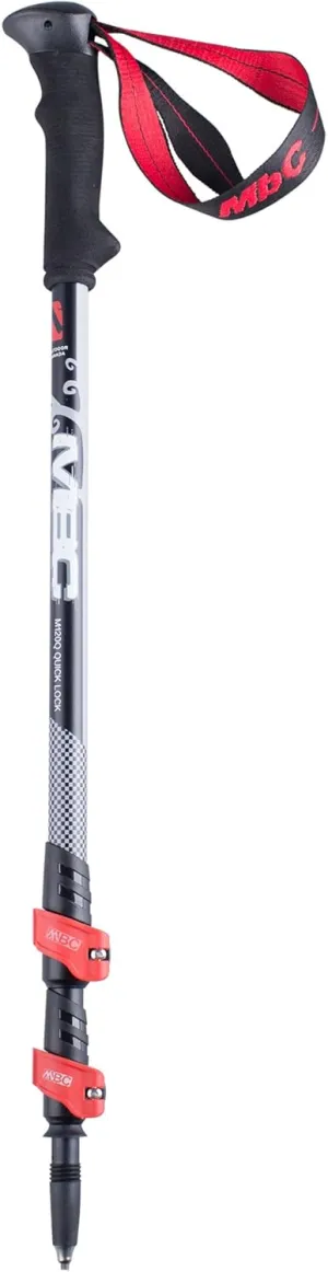 Carbon Fiber Trekking Pole Walking Hiking Camping Stick with Quick Lock System for Outdoor Sports