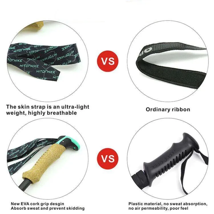 Carbon Fibre Quick Lock Telescope Pole Pair