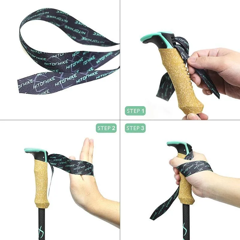 Carbon Fibre Quick Lock Telescope Pole Pair