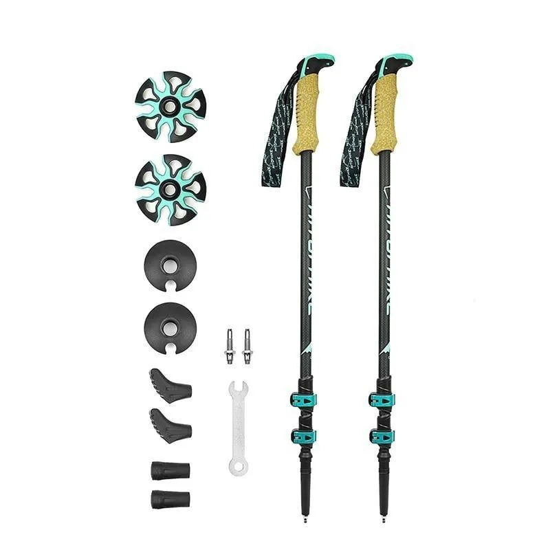 Carbon Fibre Quick Lock Telescope Pole Pair