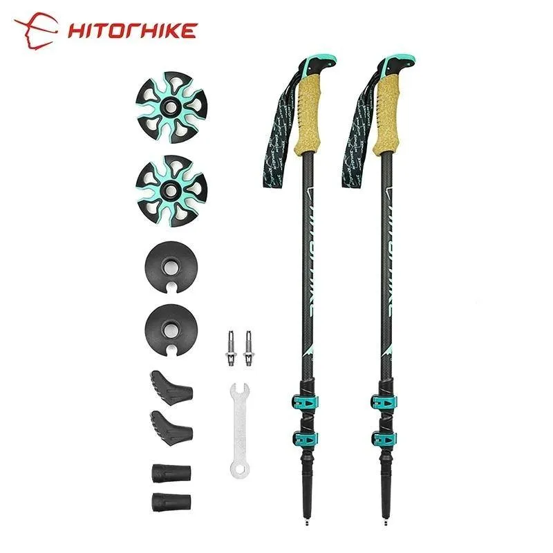 Carbon Fibre Quick Lock Telescope Pole Pair