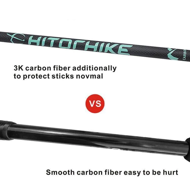 Carbon Fibre Quick Lock Telescope Pole Pair