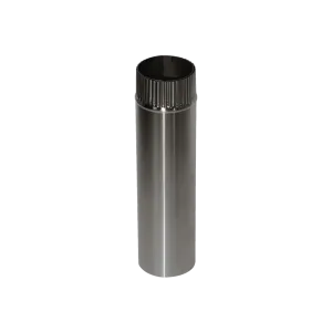CB-3012-SS 3" Stainless Steel Double Wall Flue Pipe, 12" Long
