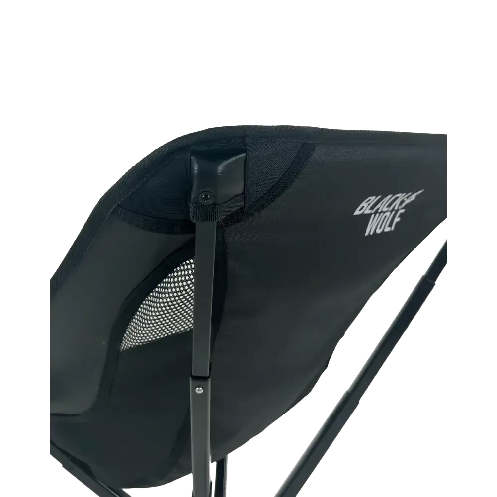Chair Quick Fold Lightweight Jet Black BlackWolf