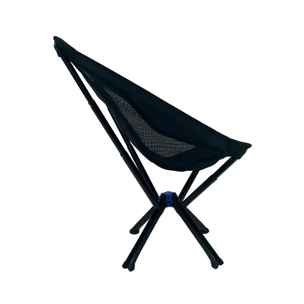 Chair Quick Fold Lightweight Jet Black BlackWolf