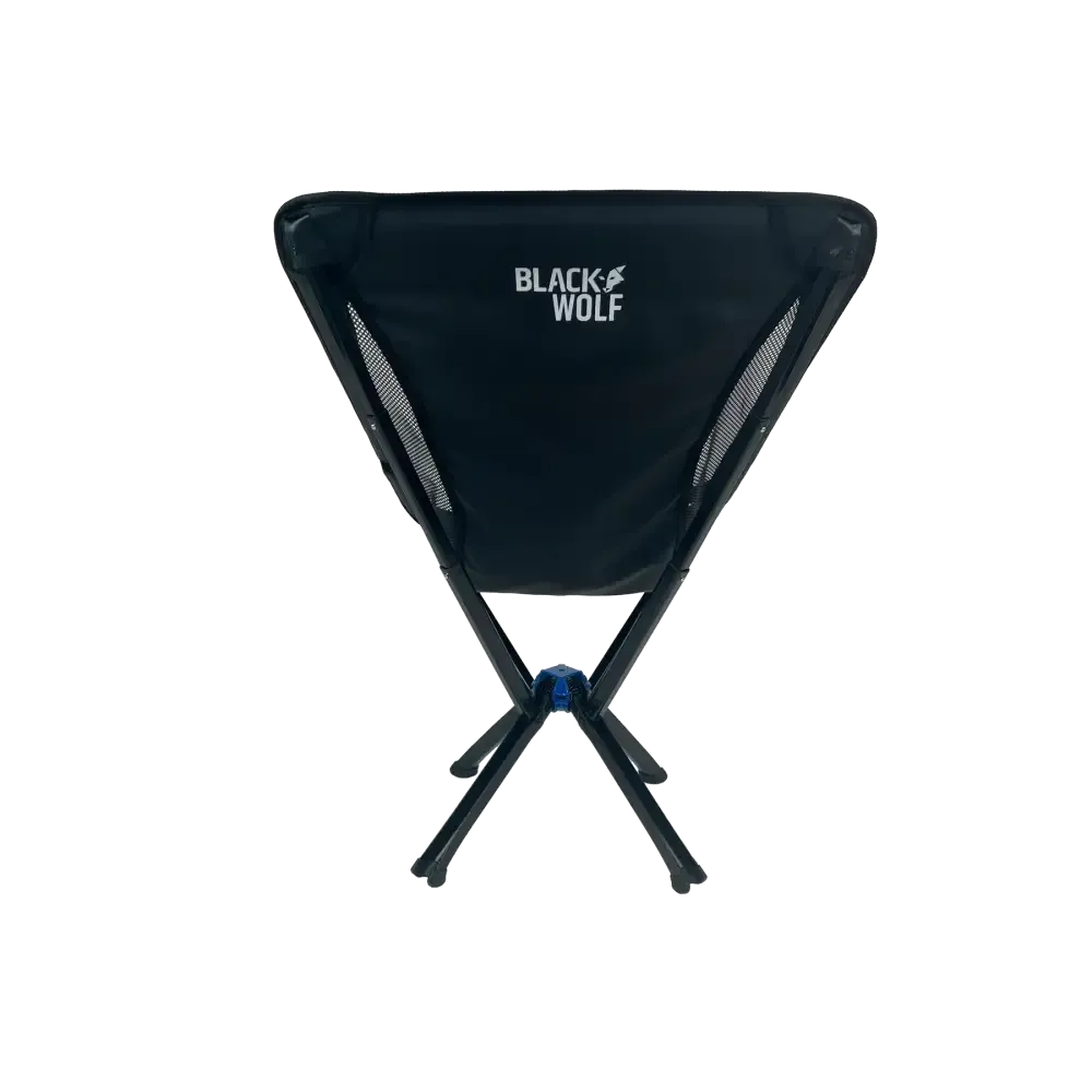 Chair Quick Fold Lightweight Jet Black BlackWolf