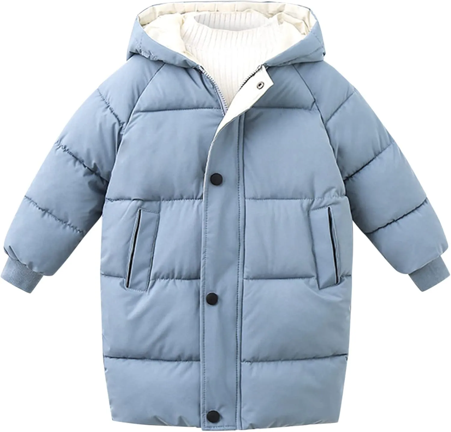Child Kids Girls Winter Warm Jackets Puffer Padded Jacket Down Jacket Snowsuit Hooded Windbreaker