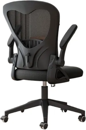 Classic Office Chair Adjustable Lumbar Support and Armrests High Back Ergonomic Office Chair Hickened Cushion Desk Chairs Desk Task Chair(Black)