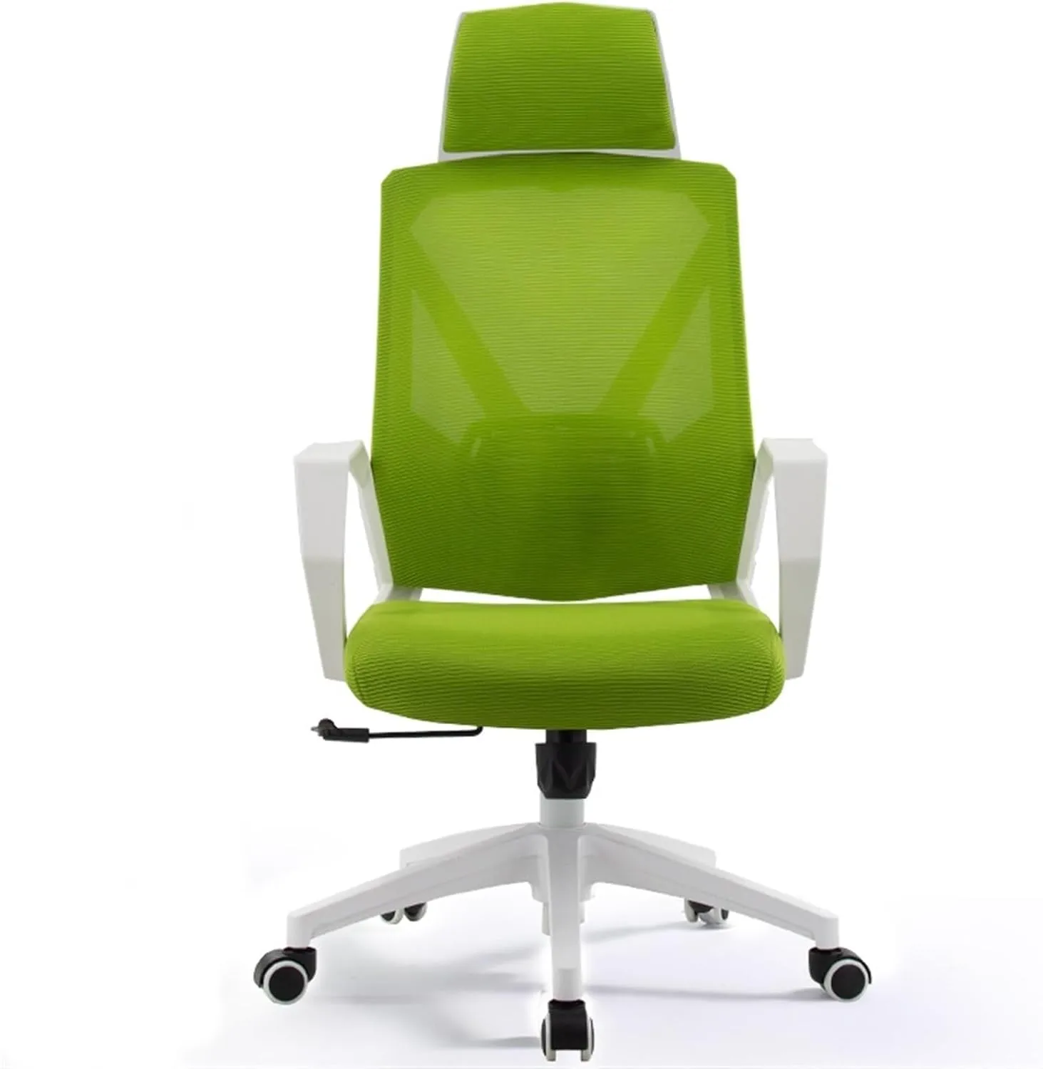 Classic Office Chair Comfortable Home Swivel Chair Conference Mesh High Back Chair with Pillow, Armrests and Wheels, Ergonomic Chair Desk Task Chair(Green)