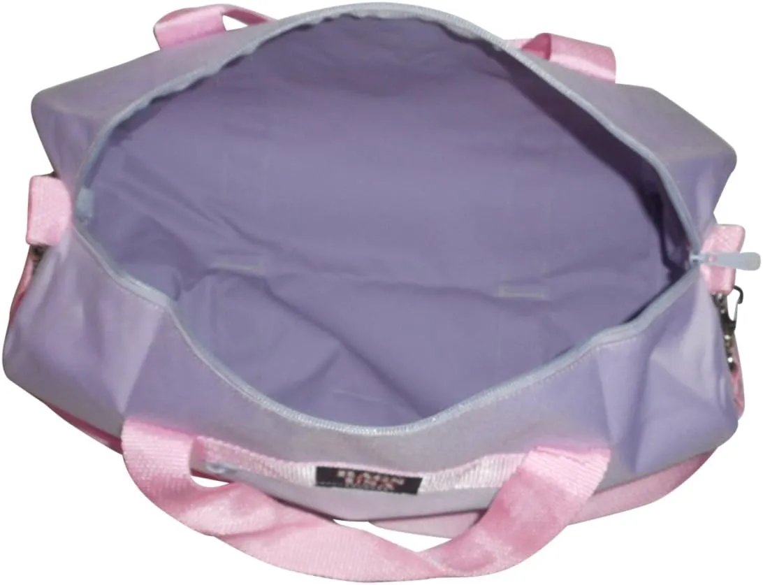 Club Bag For Gym, Overnight Bag, Perfect For Overhead Bin, Made in USA. (Lilac)