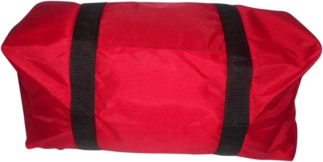 Club Bag For Gym, Overnight Bag, Perfect For Overhead Bin, Made In USA. (Red)