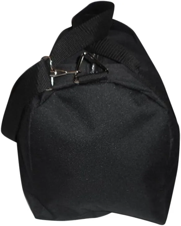 Club Bag For Gym, Overnight Bag, Perfect For Overhead Bin, Made in USA.(Black)