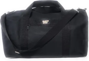 Club Bag For Gym, Overnight Bag, Perfect For Overhead Bin, Made in USA.(Black)