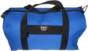 Club Bag For Gym, Overnight Bag, Travel Bag For Overhead Bin, Made In USA.(Royal Blue)