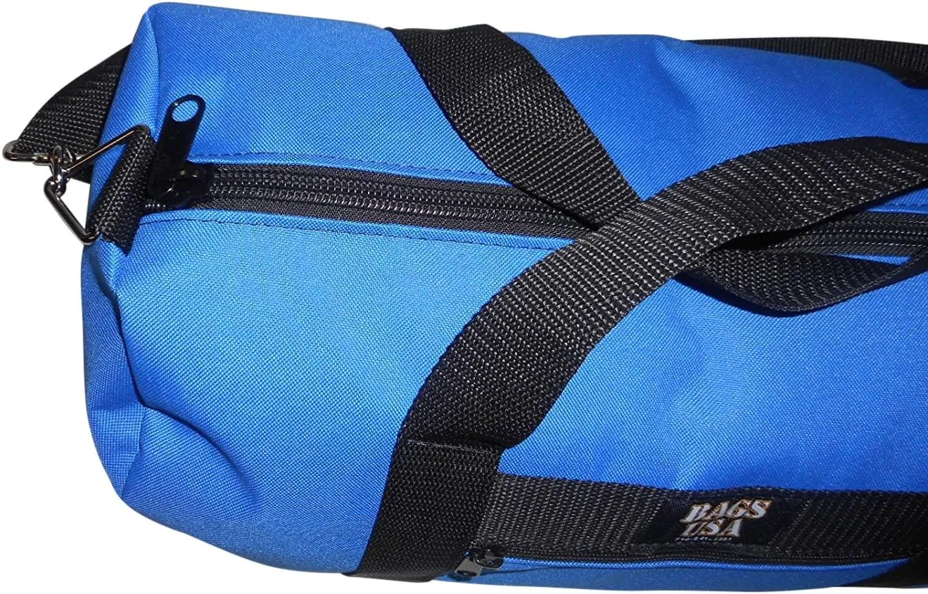 Club Bag For Gym, Overnight Bag, Travel Bag For Overhead Bin, Made In USA.(Royal Blue)