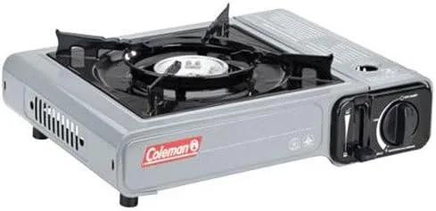 Coleman Camp Bistro 1-burner Butane Kitchen Outdoor Camping Trip Picnic Cooking Stove, Durable Enameled Steel Case,porcelain Enameled Cooking Surface,lightweight and Compact Design