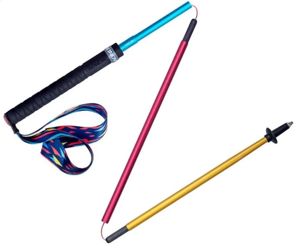 Collapsible Quick Lock Trekking Poles – Carbon Fiber Hiking Stick, Lightweight Aluminum Alloy, EVA Foam Handle, Adjustable Wrist Strap, 110cm, 120cm, Includes Carry Bag