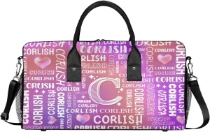 Custom Sports Tote Duffle Bag for Women Men Weekender Travel Bag Carry on Overnight for Sports Hospital Camping Gym