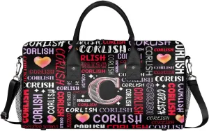 Custom Sports Tote Duffle Bag for Women Men Weekender Travel Bag Carry on Overnight for Sports Hospital Camping Gym