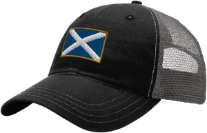 Custom Trucker Hat Richardson Scotland Embroidery City Name Cotton Soft Mesh Cap