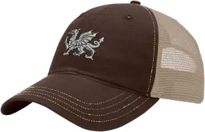 Custom Trucker Hat Richardson White Welsh Dragon Embroidery Country Name Cotton