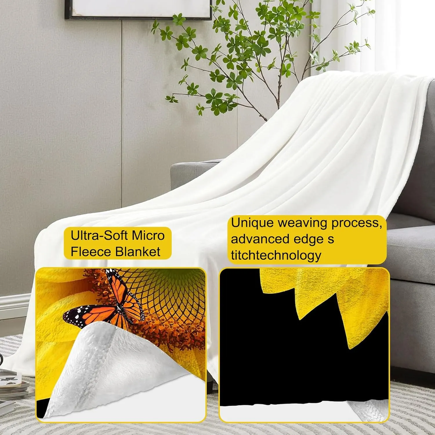 Cute Golden Retriever Dog Blanket Gifts for Women Girls Soft Warm Lightweight Cozy Plush Wooden Animal Dog Throw Blankets for Bedroom Living Room Sofa Home Decor 60"x50"
