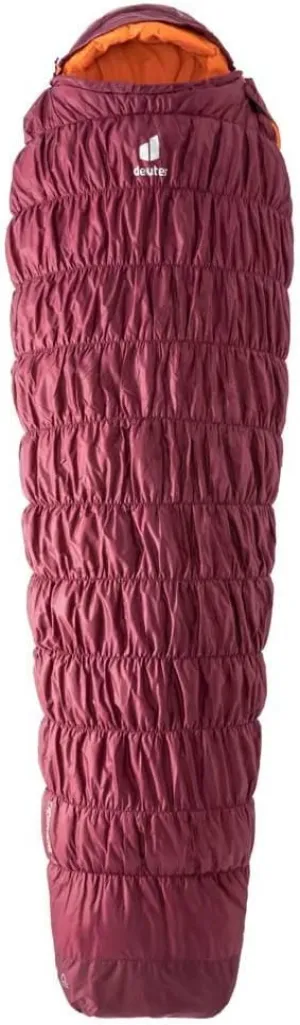 deuter Exosphere -6° SL Women's Synthetic Fibre Sleeping Bag, Chestnut Mango