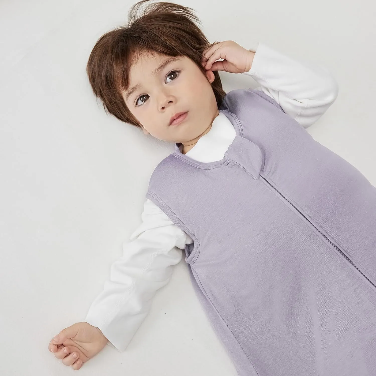 Duomiaomiao Rayon Made from Bamboo Baby Sleep Sack 1.0 TOG, Buttery Soft Wearable blanket Baby, Baby Sleeping bag for Babies