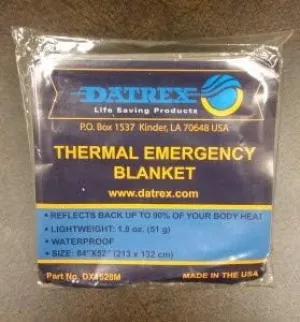 DX1528M Thermal Emergency Blanket - Pack of 5