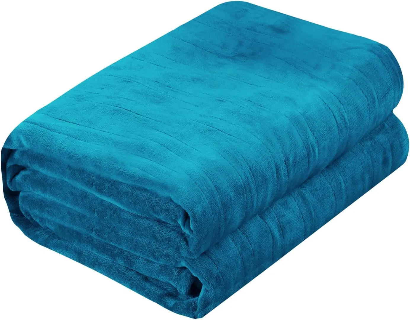 Electric Heated Blanket Full Size 72"x84", 5 Heating Levels & 10 Hours Auto Off Large Oversized, Machine Washable, Home Office Use, Blue