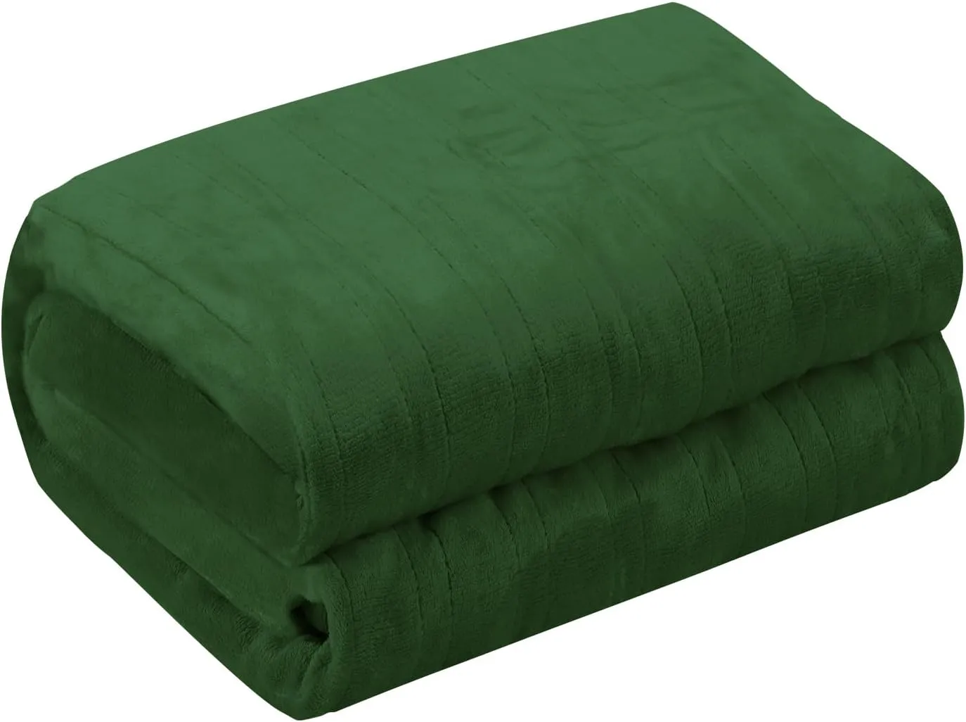 Electric Heated Blanket Full Size 72"x84",5 Heating Levels & 10 Hours Auto Off Large Oversized, Machine Washable, Home Office Use, Green