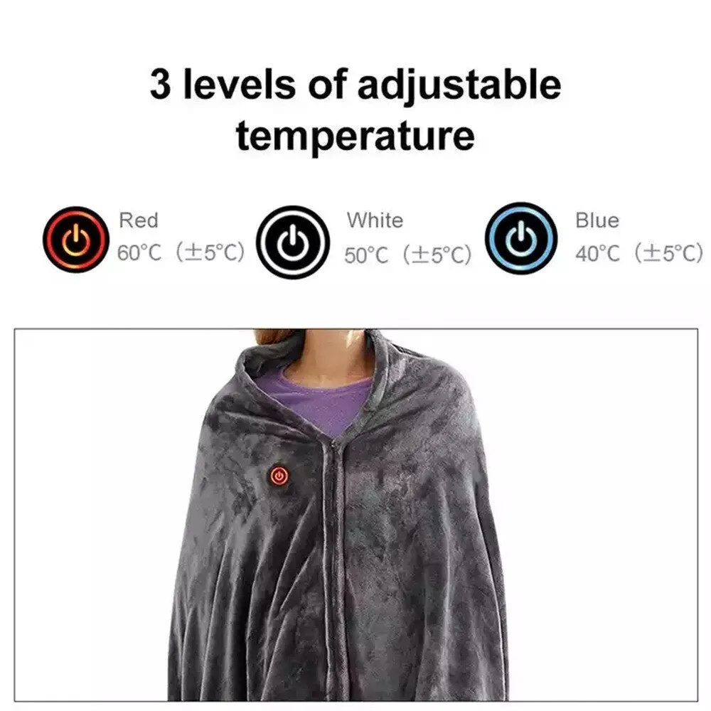 Electric Heated Warm Shawl Blanket