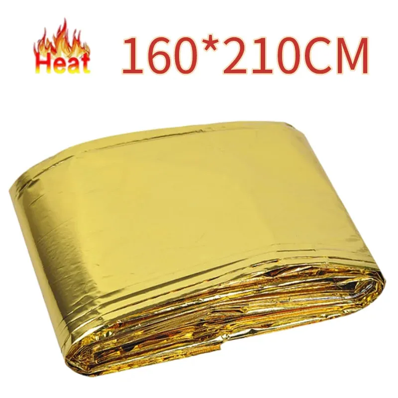 Emergency Foil Thermal Blanket - Essential Outdoor Survival and First Aid Kit