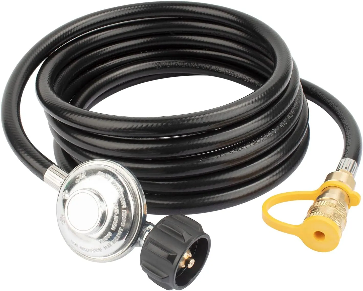 F271803 12ft Adapter Hose Replacement for F271803 with Regulator, 3/8 inch Female Quick Connect x QCC1 Propane Tank Connection