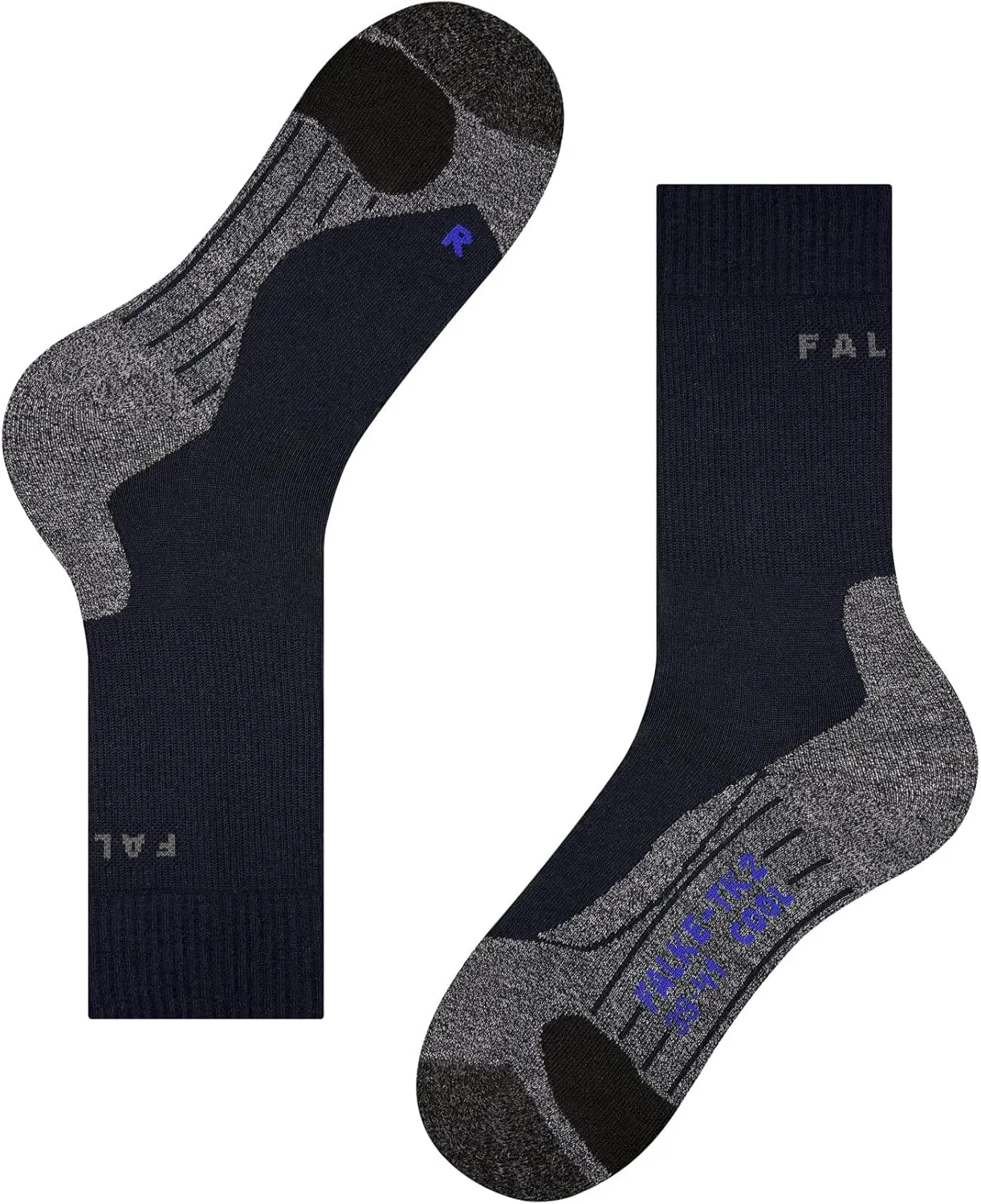 FALKE Men's TK2 Explore Cool Hiking Socks, Medium Padding, 1 Pair