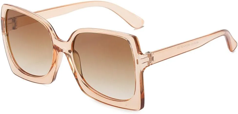 Fashion big frame sunglasses, Internet celebrity sunglasses, slim face personality trend street shooting sunglasses