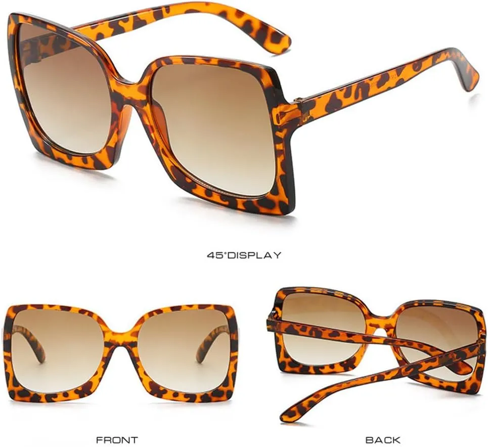 Fashion big frame sunglasses, Internet celebrity sunglasses, slim face personality trend street shooting sunglasses